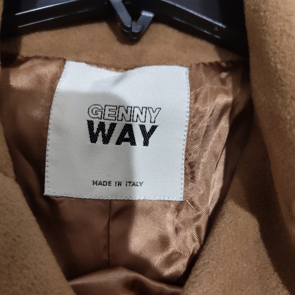 JENNY WAY TAN Overcoat ITALY - Picture 5 of 16